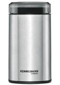 Rommelsbacher EKM100 Kaffeem&uuml;hle, 200 Watt, Schlagmesser aus Edelstahl, edelstahl