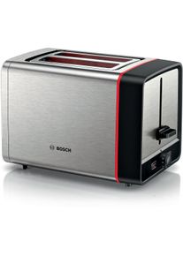 Bosch TAT6M420 Toaster, 2 Schlitz, 970 W, Edelstahl