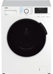 Beko WDW75141Steam1 7kg/4kg Waschtrockner, 60cm breit, 1400U/Min, Kindersicherung, Digitales Display, Bluetooth, Automatische Wasseranpassung, weiß