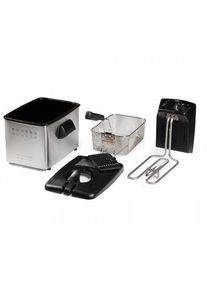 Domo DO465FR Friteuse, 3000 W, 4 L, Thermostat, Edelstahl