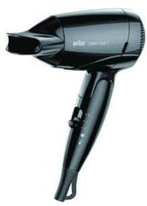 Braun HD 130 Style & Go Haartrockner, 1200 W, 2 Heizstufen, schwarz