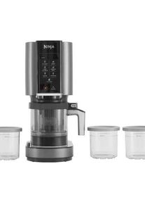 Ninja NC300EU Creami Eismaschine, 800 W, 473 ml, Timer, silber/schwarz