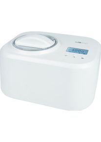Clatronic ICM 3799 2in1 Eiscreme- und Joghurtbereiter, Timer, 4 Programme, bis 1 L Eiscreme, wei&szlig; (263994)