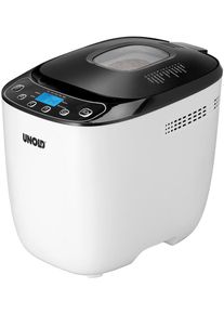 Unold Elektro Unold 68010 Backmeister Design Brotbackautomat, 550W, 700-1000g, 12 Programme, BPA-frei, wei&szlig;/schwarz