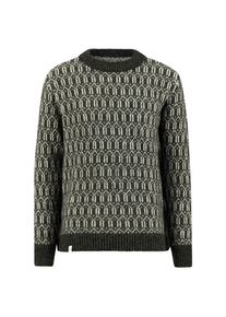 Ulvang Echo Crew Sweater Wollen trui Heren (XXL |olijfgroen)