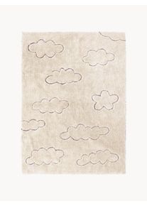 Lorena Canals Ręcznie tkany dywan dziecięcy Clouds Beżowy Bawełna S 140 x D 200 cm (Rozmiar M)