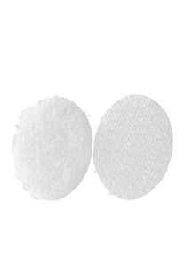 1 Pacchetto - Bollini a strappo su foglio, set di asola e uncino 16 mm | bianco, nylon|poliestere