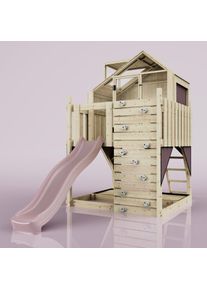PolarPlay Kids Scandinavian Style Climbing Platform & Playhouse - Astrid Rose