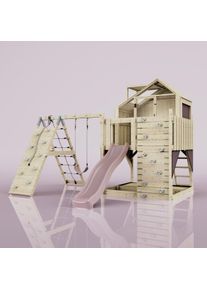 PolarPlay Kids Climbing Tower & Playhouse - Climb & Swing Ragna Rose