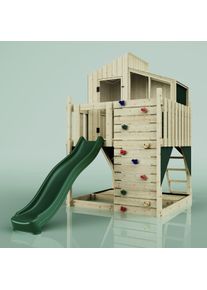 PolarPlay Kids Scandinavian Style Climbing Platform & Playhouse - Flavia