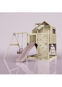 PolarPlay Kids Climbing Tower & Playhouse - Swing Eerika Rose