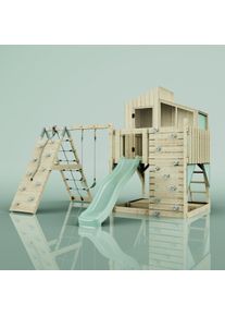 PolarPlay Kids Climbing Tower & Playhouse – Climb & Swing Runa Sage