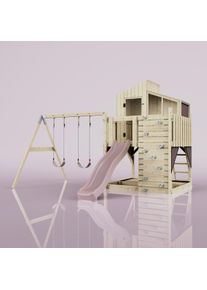 PolarPlay Kids Climbing Tower & Playhouse – Swing Geir Rose