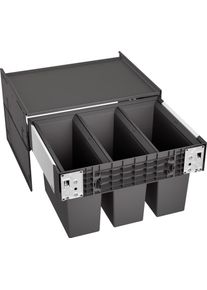 Blanco Select II 60/3 Abfallsammler, 3x 15L Eimer, grau (526204)