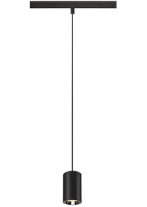 SLV 48V TRACK NUMINOS XS DALI, Pendelleuchte, schwarz / chrom, 8.7W, 720lm, 3000K, CRI90, 55° (1006785)