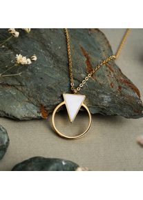 Holzkern Collane Donna Oro e Marmo