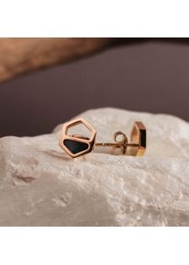 Holzkern Boucles d'oreille Femme Or et Grès