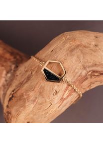 Holzkern Bracelets Femme Or et Grès