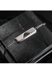 Holzkern Armbanden Heren Zilver en Marmer