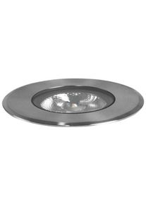 Brumberg HYBRIDE FLAT LED-Bodeneinbauleuchte, V4A, IP67 edelstahl, 420.0 lm, 3000 K, Edelstahl (14037223)