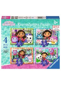 Ravensburger 4 en 1 Puzzles évolutifs - Gabby’s Dollhouse - Les aventures de Gabby - de 3 ans
