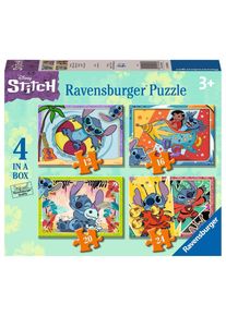 Ravensburger 4 en 1 Puzzles évolutifs - Disney Stitch - de 3 ans
