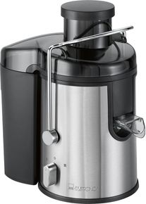 Clatronic AE 3666 Automatik-Entsafter, 400W, 3 Stufen, Tropfstopp, schwarz-inox (263804)