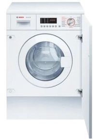 Bosch WKD28543 Serie 6 7kg/4kg Einbau Waschtrockner, 60 cm breit, 1400 U/Min, AquaStop, Kindersicherung, Wasser plus, Schaumerkennung, weiß