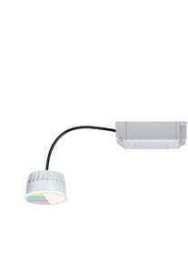 Paulmann Licht Paulmann LED Modul Einbauleuchte Smart Home Zigbee 3.0 RGBW Coin rund 50mm Coin 5,2W 400lm 230V dimmbar RGBW, satin (93075)