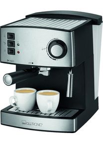 Clatronic ES 3643 Espressoautomat, stufenloser Dampf, schwarz-inox (263338)