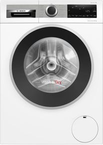 Bosch WNG24441 Serie 6 8kg/6kg Waschtrockner, 60 cm breit, 1400U/Min, Fleckenautomatik, Wash & Dry, Eco Silence Drive, AquaStop, weiß