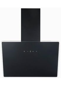 respekta CH112060S A++ Kopffreihaube, 60 cm breit, 480 m³/h, Touch Control, 3 Leistungsstufen, Glasschirm schwarz