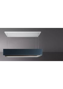 Falmec Levante Dunstabzugshaube, 120cm breit, 600 m³/h, Fernbedienung, Randabsaugung, LED-Beleuchtung, graphit satiniert Glas (102532)