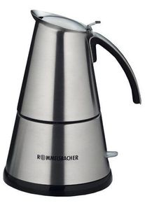 Rommelsbacher EKO366/E Espressokocher, 365 W, Edelstahl-Filtereinsatz, 3 oder 6 Tassen, edelstahl