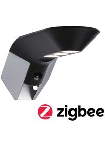 Paulmann Licht Paulmann Solar LED Hausnummernleuchte Smart Home Zigbee 3.0 Soley Bewegungsmelder IP44 3000K 42lm, anthrazit (94279)