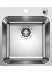 Blanco Supra 400-IF/A R12 Einbauspüle mit Ablauffernbedienung, Edelstahl Bürstfinish (526353)