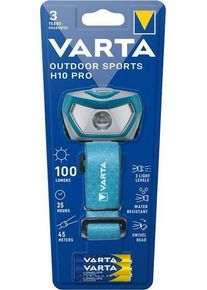 Varta 16650 Outdoor Sports H10 Pro 3AAA mit Batterie (4 Stück) (16650101421)
