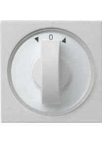 GIRA 0666015 Abdeckung mit Knebel für Zeitschalter und Jalousieschalter bzw. -taster, System 55, grau matt