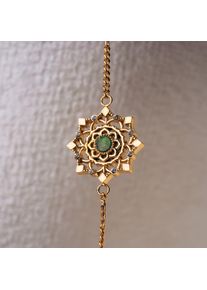 Holzkern Bracelets Women Gold and Jade