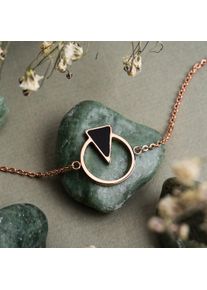 Holzkern Bracelets Women Rose Gold and Wenge