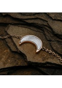 Holzkern Bracelets Women Rose Gold and White Nacre