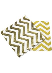 Folat 20 tovaglioli oro 33x33 cm (5er Multipack)
