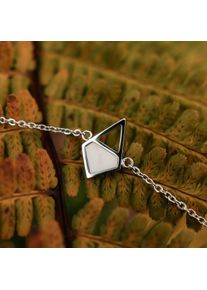 Holzkern Bracelets Women Silver and Marble