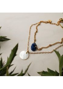 Holzkern Bracelets Women Gold and Nacre