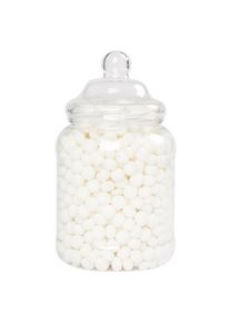 Pot à bonbons élégant en plastique 2,25l