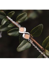 Holzkern Bracelets Women Silver and Olive