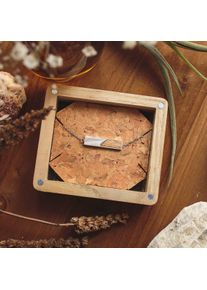 Holzkern Bracelets Women Silver and Marblewood