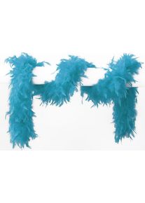 Boa plume turquoise 180cm