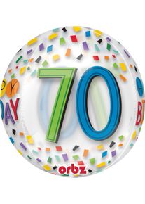 Amscan Ballon ballon confettis 70e anniversaire