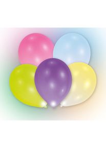 Amscan 5 ballons LED, durée de combustion de 24h